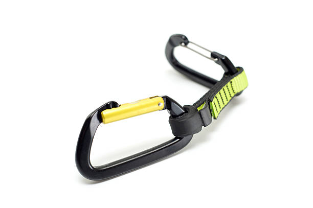 istock Quickdraw with two straight gate carabiners 471619813