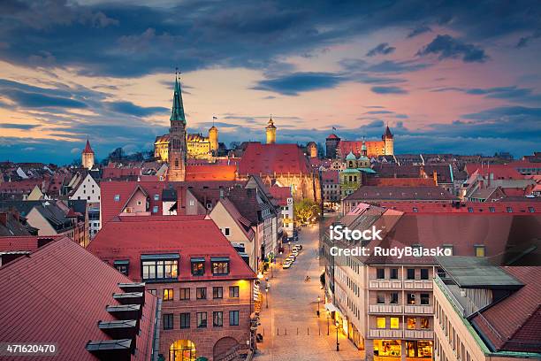 Nuremberg Stock Photo - Download Image Now - Nuremberg, Germany, Urban Skyline