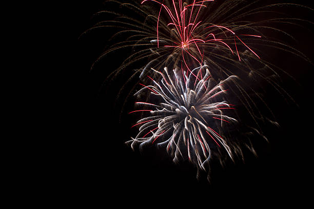 istock Pink, gold, red and white fireworks 471624197
