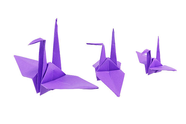 istock Origami Bird isolated on white background 471625533
