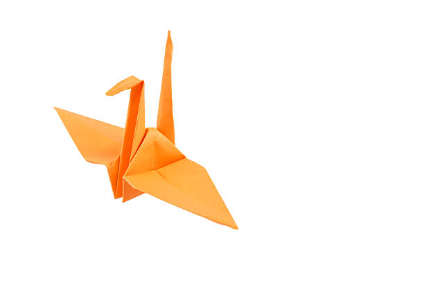istock Origami Bird isolated on white background 471625575