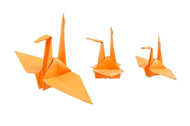 istock Origami Bird isolated on white background 471625587