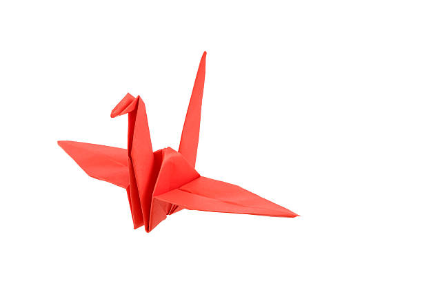 istock Origami Bird isolated on white background 471625629