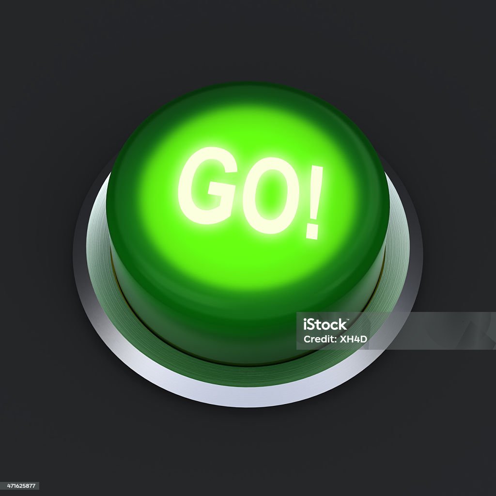 Go button - Foto de stock de Acender royalty-free