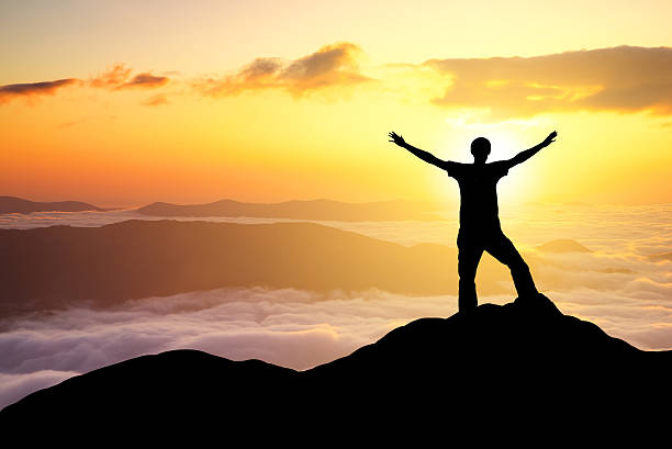 istock Silhouettes of champion 471626032
