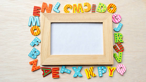 istock Cute and colorful wooden alphabet letter set 471626204