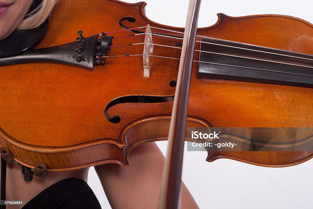 Tocando violín - Foto de stock de Actividad libre de derechos