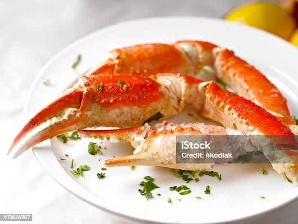 King Crab Dinner Stock Photo - Download Image Now - Butter, Cooked, Crab - Seafood