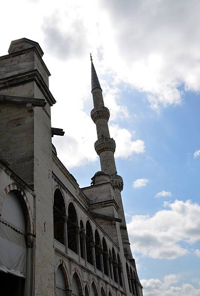 istock Sultanahmed Camii Minaret and bluesky 471629184