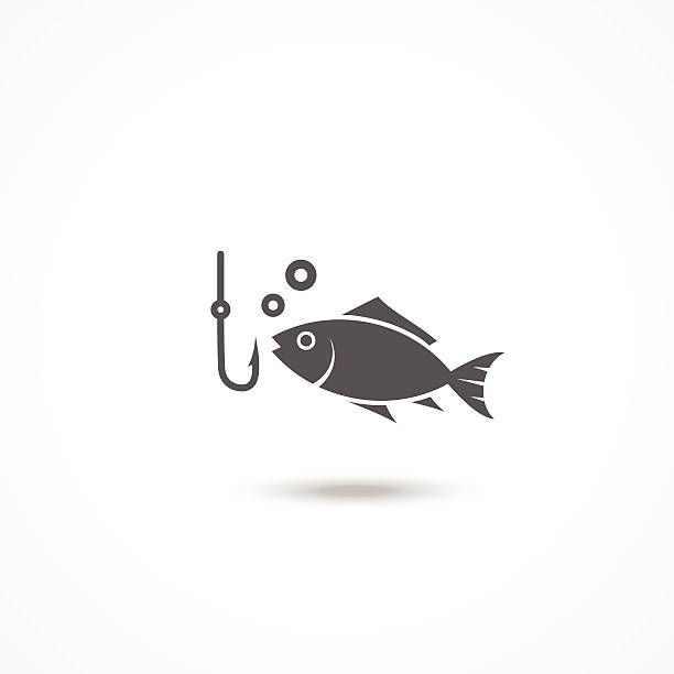 Fishing icon Fishing icon fishing stock illustrations
