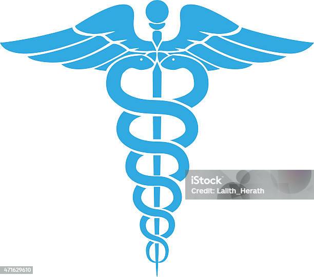 Hermesstab Medical Symbol Stock Vektor Art und mehr Bilder von Hermesstab - Hermesstab, Medizinisches Symbol, Gesundheitswesen und Medizin