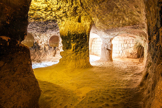 istock Underground city of Saratli, Turkey 471629983