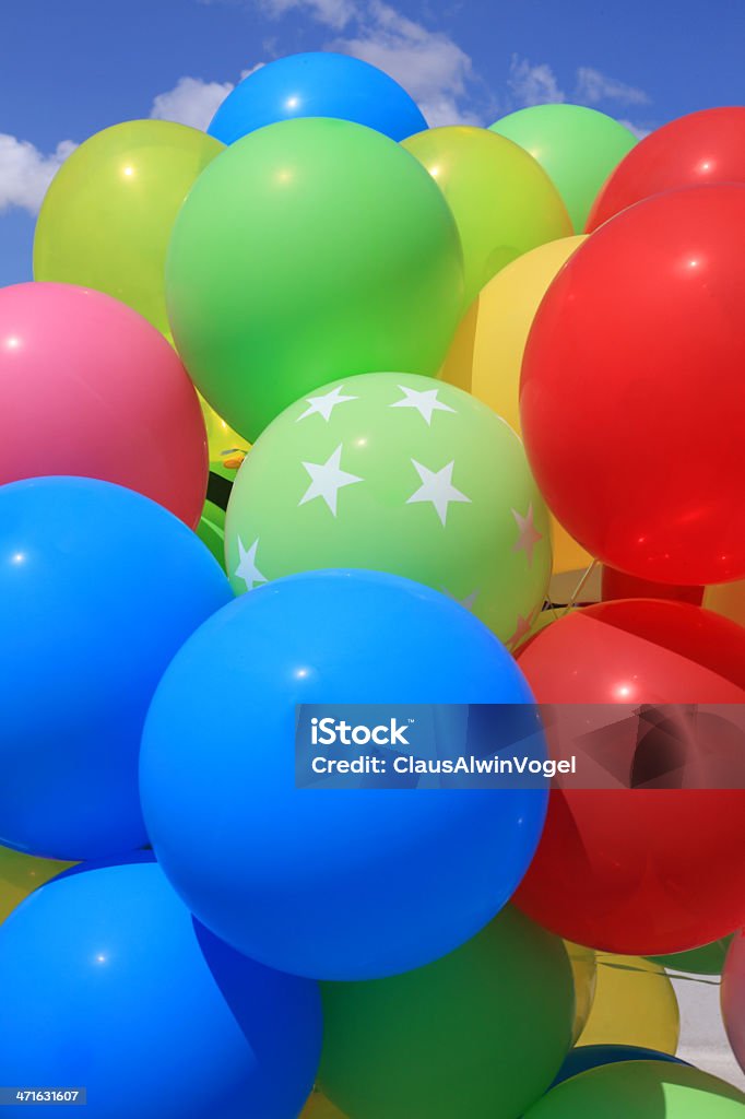 Colorido Ballons - Foto de stock de Amarillo - Color libre de derechos