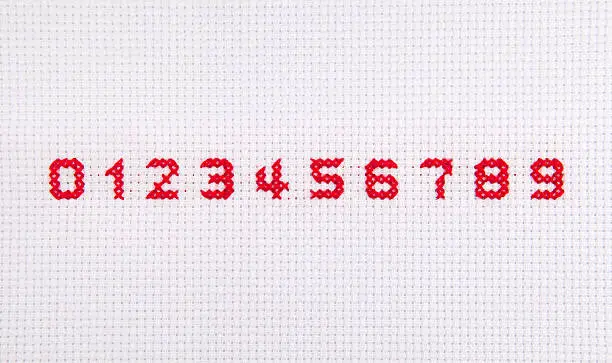 number stitch