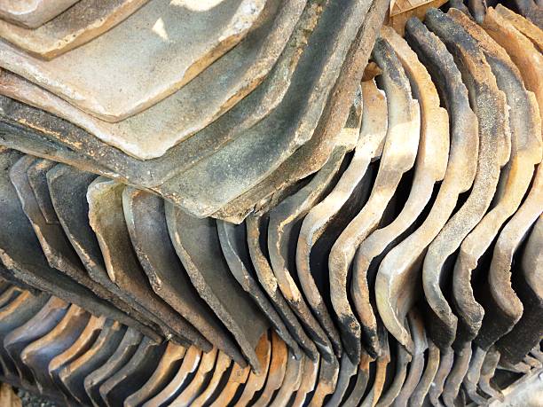 istock Pile of roofing tiles 471633970