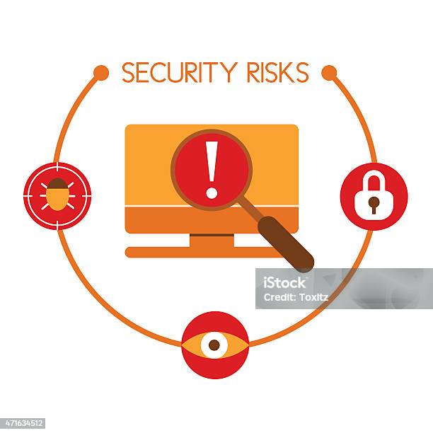 Computer Health Risks Animation Infographics Showing The Risks That Are Usually Related To Compu Stock ...