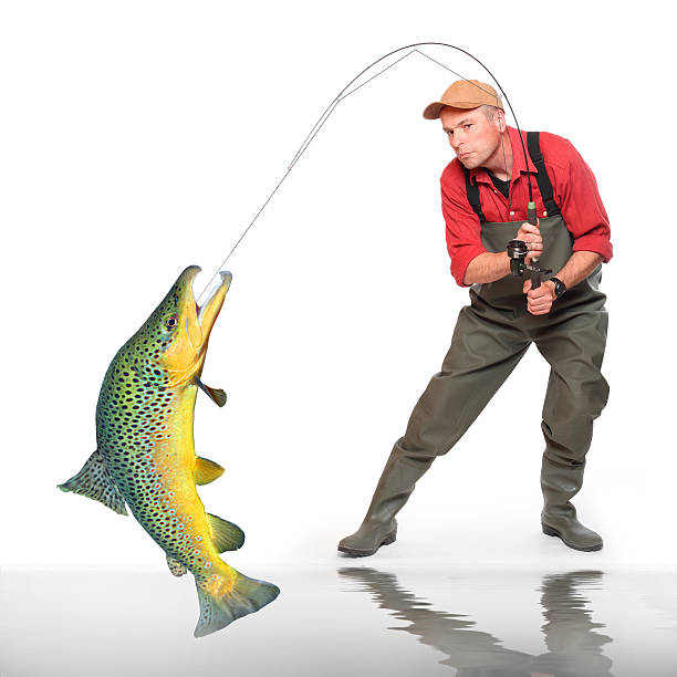 istock Trout fishing. 471637100