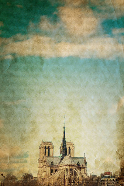 istock retro style Notre Dame Cathedral in Paris 471638061