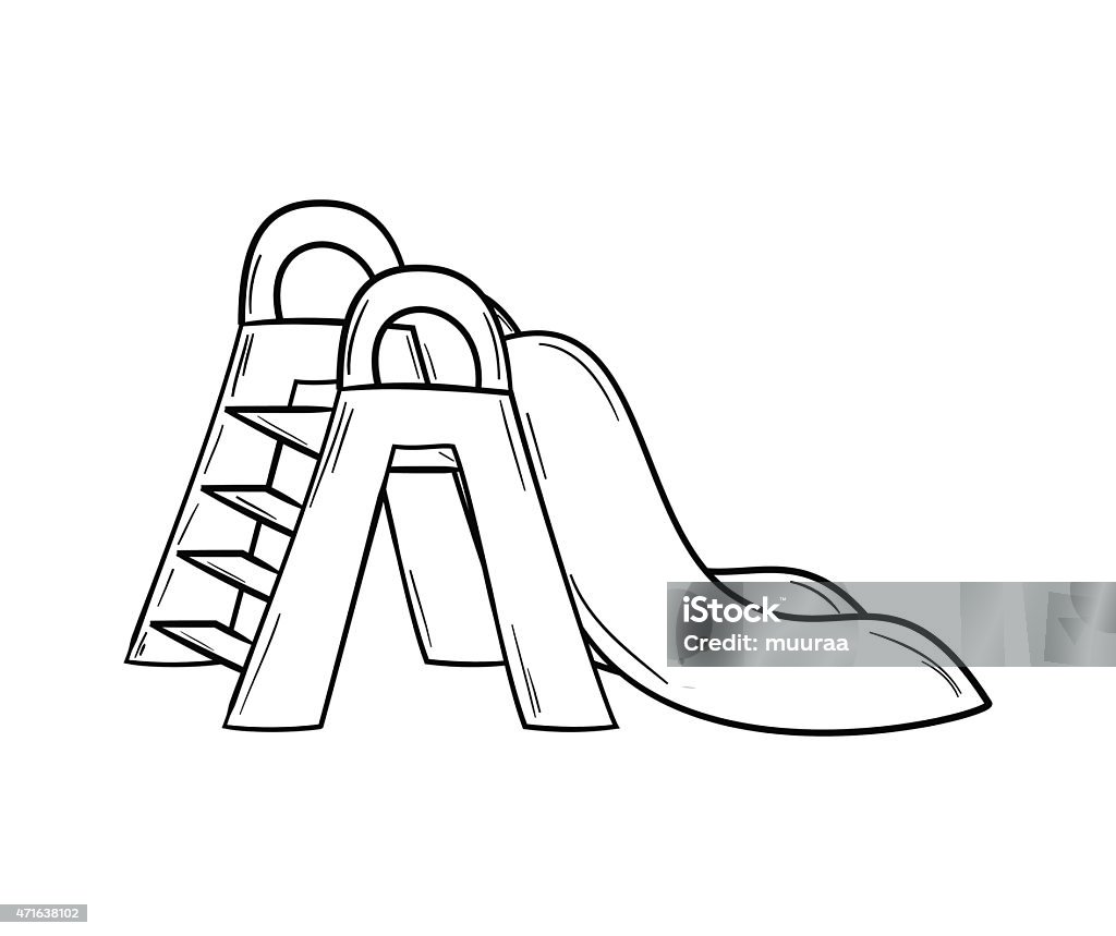sketch of the slider sketch of the slider on white background, isolated 2015 stock vector