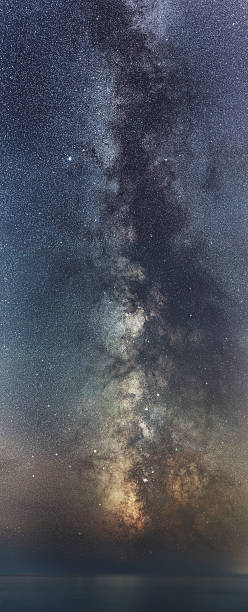 portrait d'un galaxy - lagoon nebula photos et images de collection