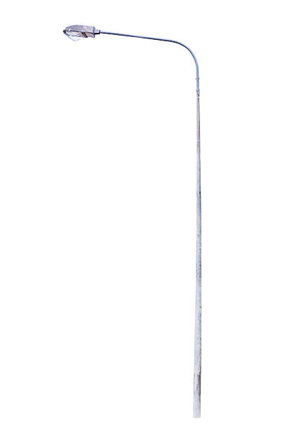 Light pole isolated stock photo