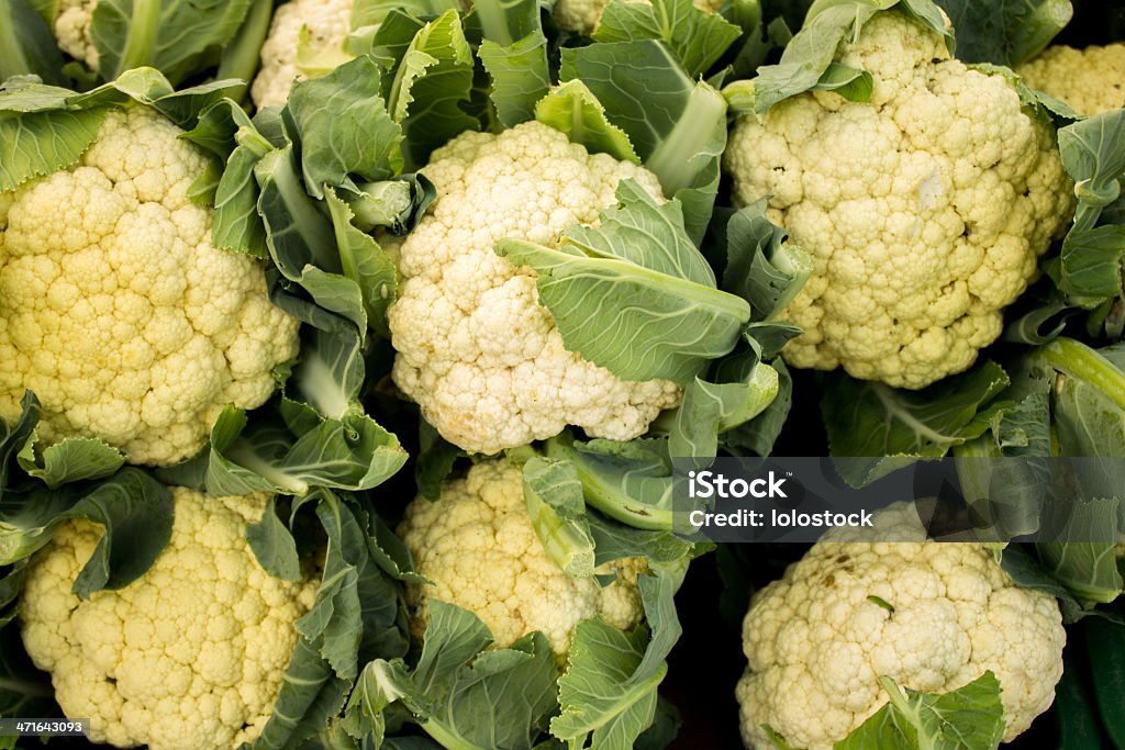 Heads der Blumenkohl - Lizenzfrei Abnehmen Stock-Foto