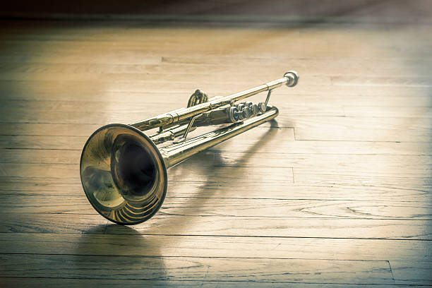 istock Trumpet Wooden Floor 471643318