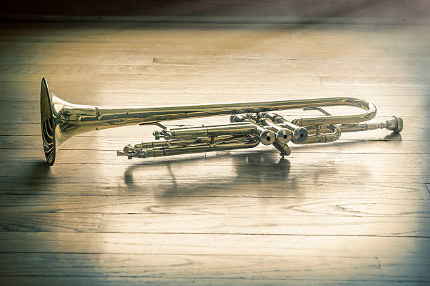 istock Trumpet Wooden Floor 471643334