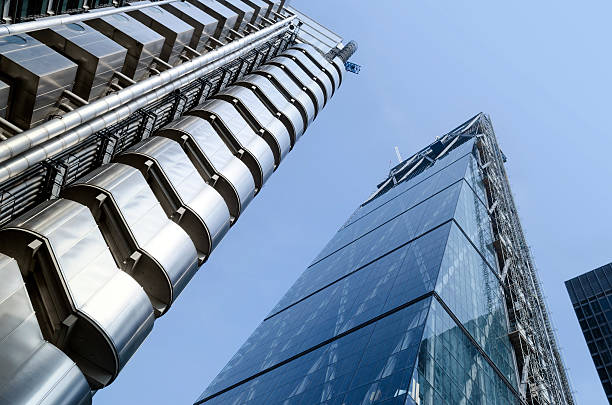 Richard Rodgers diseñado edificios en la ciudad de Londres. - foto de stock