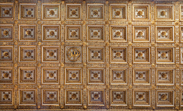 istock Rome - ceiling from Santa Maria in Maggiore 471644529