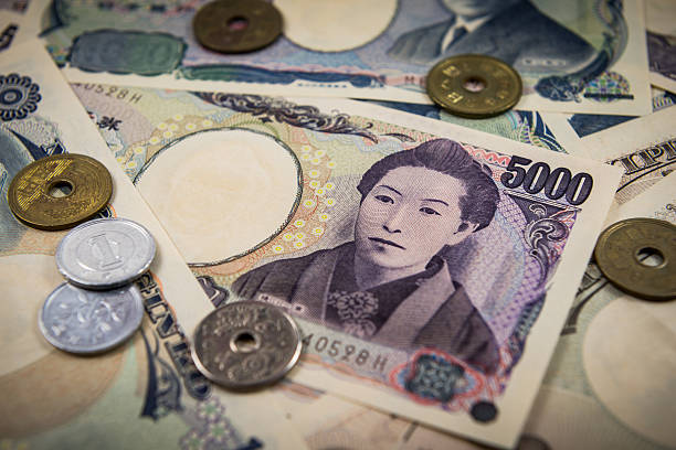 japanese yen - japanse valuta stockfoto's en -beelden