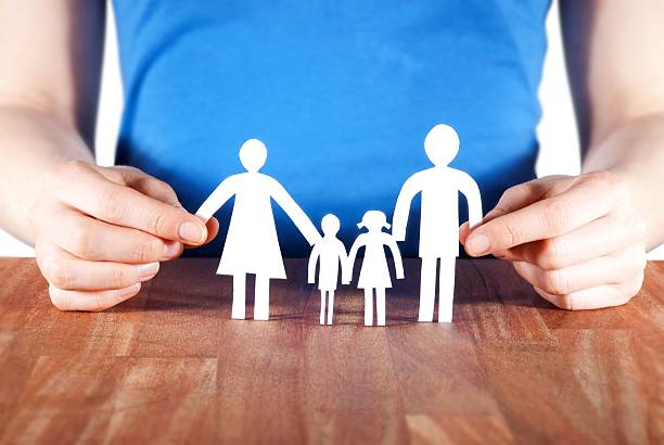 holding a family