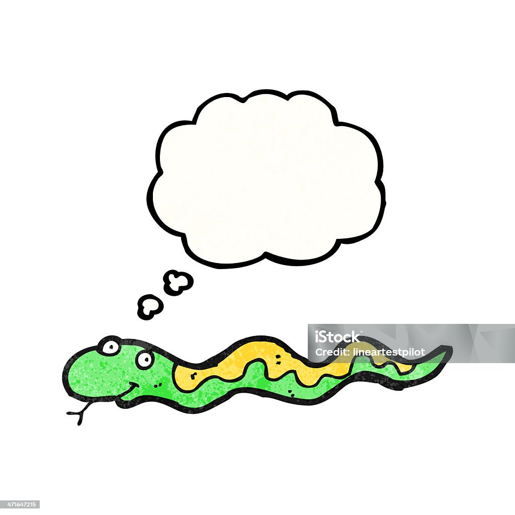 Fumetto slithering serpente - Illustrazione stock royalty-free di Allegro