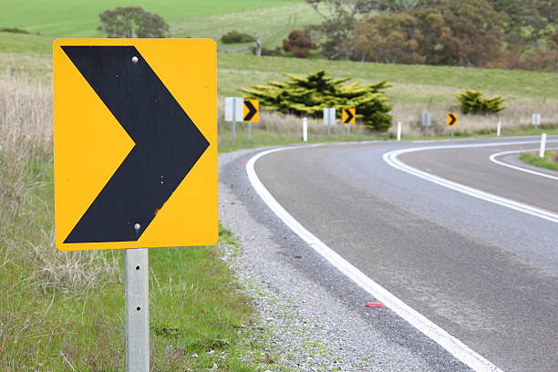 istock Yellow arrow road sign 471647317