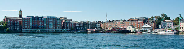 Portsmouth, New Hampshire skyline stock photo