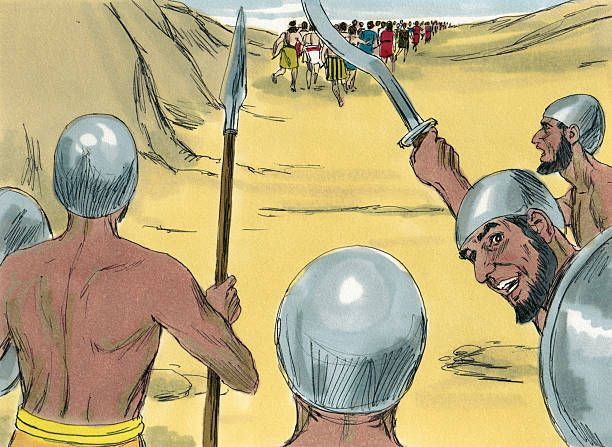istock Joshua--Israelites and Jericho Army 471647501