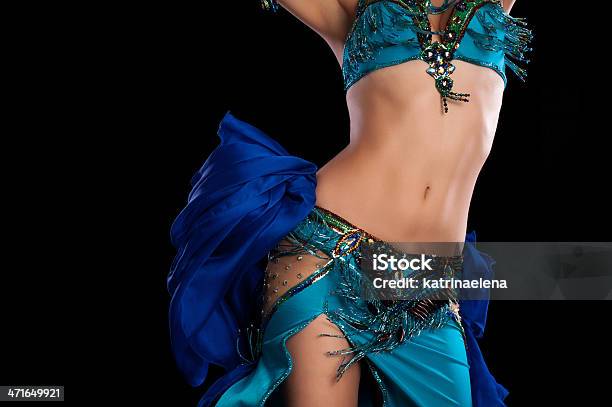 Torso Of A Bellydancer Shaking Her Hips Stock Photo - Download Image Now - Belly Dancing, Dancing, Human Abdomen