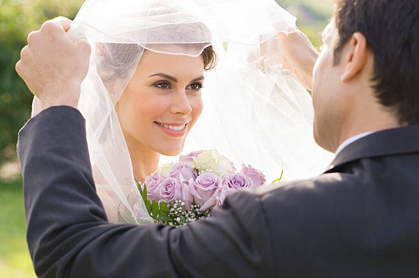 istock Groom Looking At Bride With Love 471651289