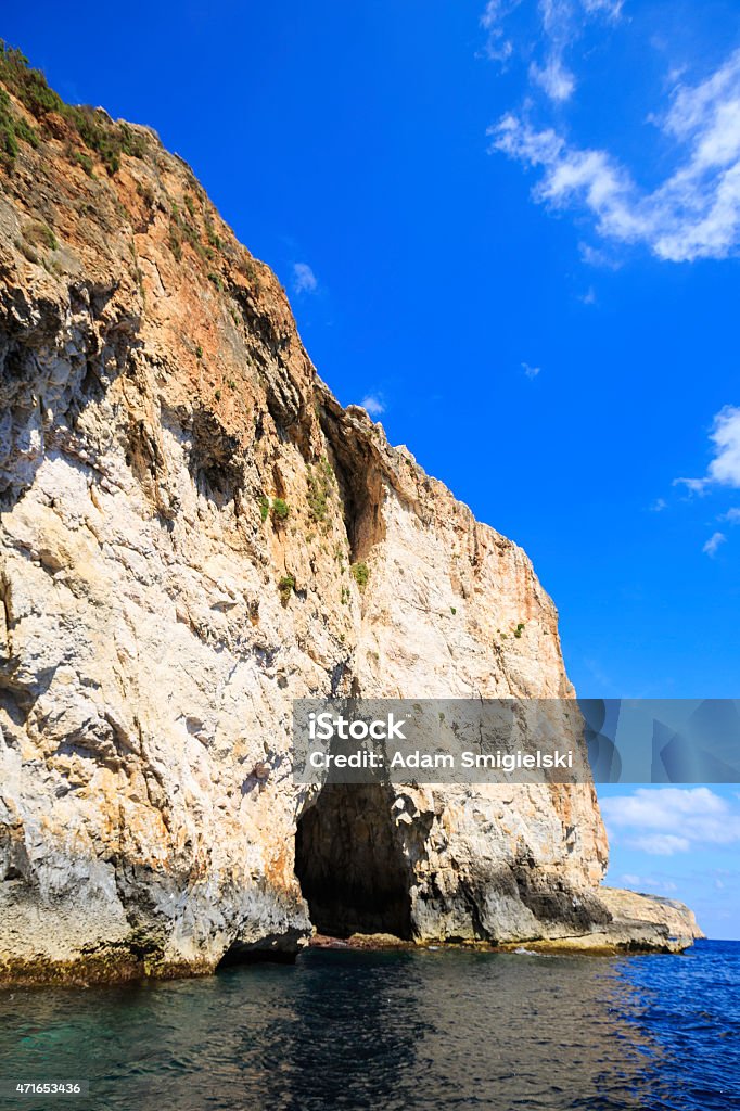 Blue Grotto Blue Grotto - sea caverns on the south coast of Malta  2015 Stock Photo