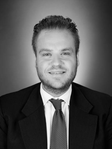 istock Man Portrait. Black and White 471653508