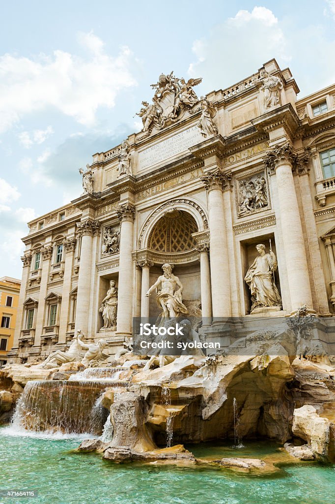 Fontana di Trevi - Royalty-free Ao Ar Livre Foto de stock