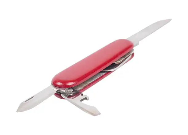 Photo of Old red swiss knife