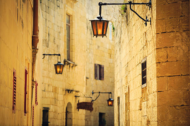 traditional village alley; Rabat/Mdina, Malta