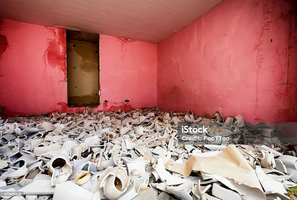 ruin room at an old ruin 2015 Stock Photo