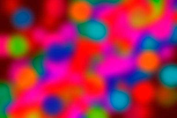 istock Background of digital defocused blue  green and  red light effects. 471655960