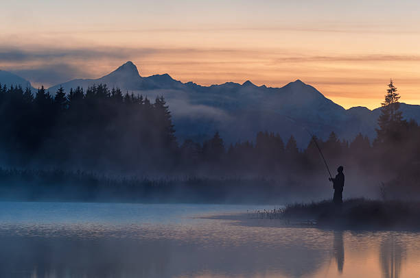 istock Fisherman at Lake Geroldsee 471656167