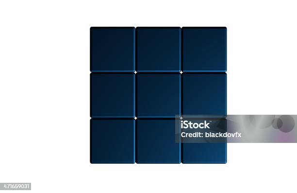 Cubo Blu Magic - Fotografie stock e altre immagini di Cubo di Rubik - Cubo di Rubik, Cubo, Paranormale
