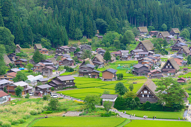 istock Gassho-zukuri village 471659136