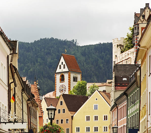 istock Street in Fussen. Bavaria. Germany, 471660802