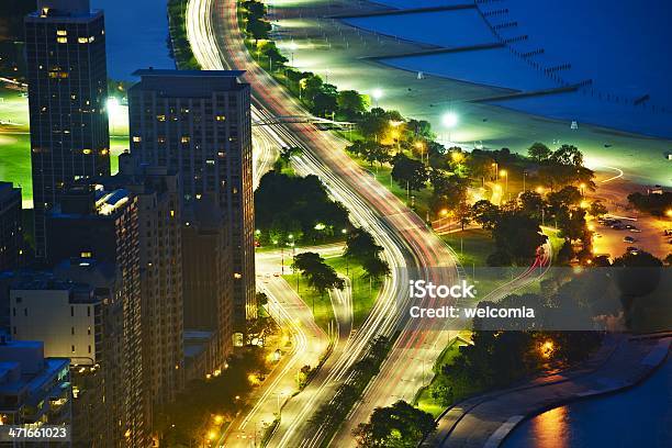 Dr 레이크쇼어 시카고 거리에 대한 스톡 사진 및 기타 이미지 - 거리, 고속도로, 고층 건물